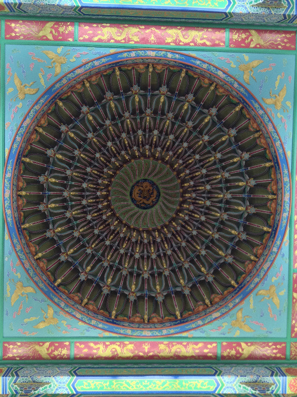 Chinese Temple Ceiling