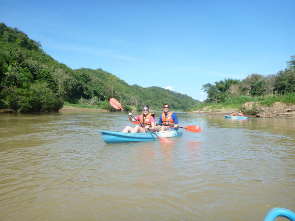Kayaking the Nam Khan