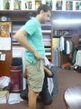 Getting measured for my suit!