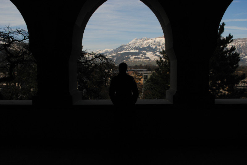 View from church in Liechtenstein