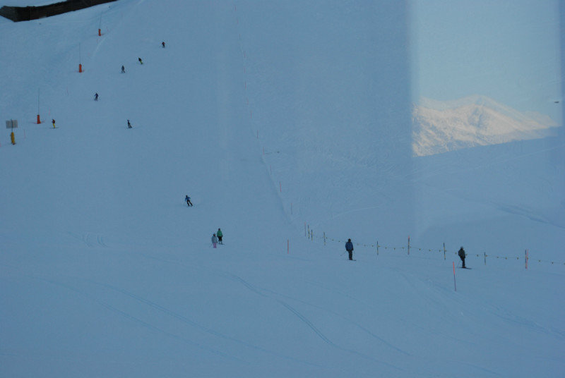 Skiers near Matterhorn