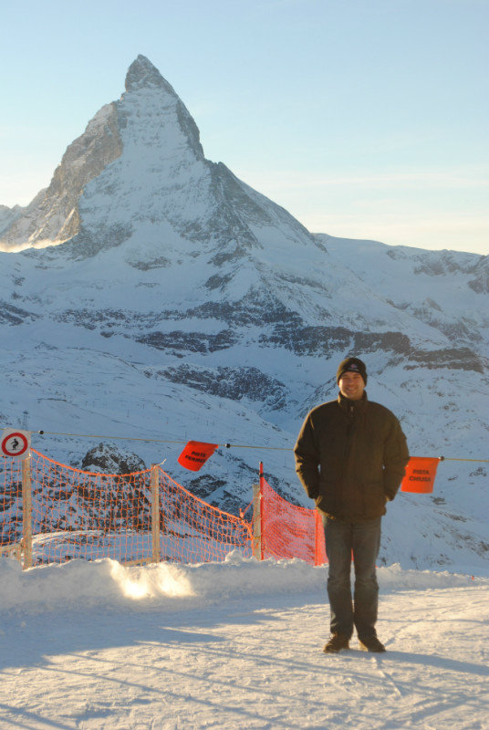 Jon at the Matterhorn