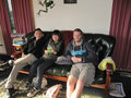 Owen, Sandy and Ian at Micks Mums house