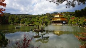 gouden paviljoen / Rokuon-ji Tempel 2