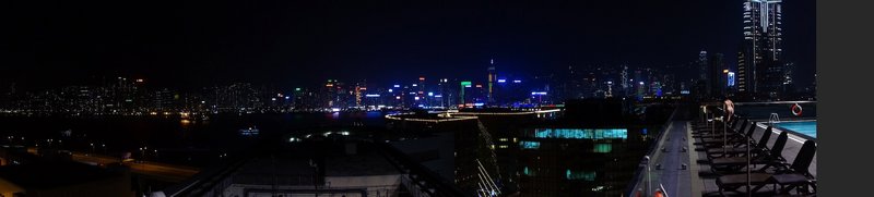 panorama van op het 9de verdiep