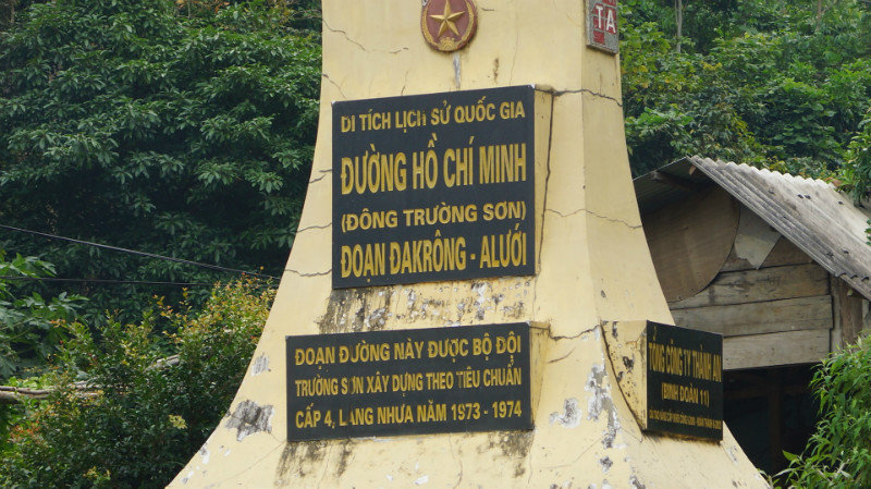 gedenkteken van Ho Chi Minh trail