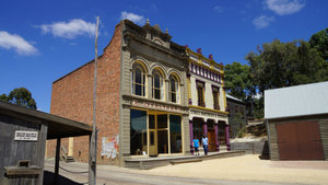 Enkel replica winkels op Souvereign Hill
