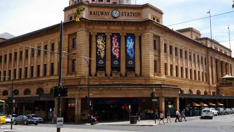 centraal station in Adelaide