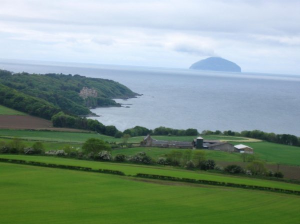 View of "Ailsa Craig" Island