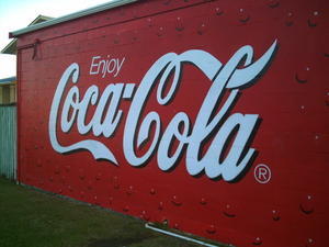 Coca-cola...on a random wall