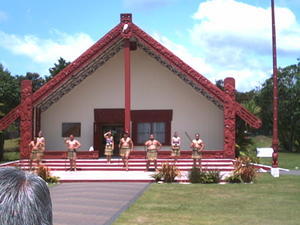 A traditional Moari house