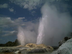 The world famous geyser