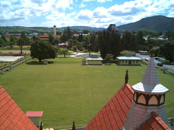 The view from the top of the museum