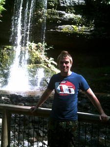 Me in front of Russell Falls