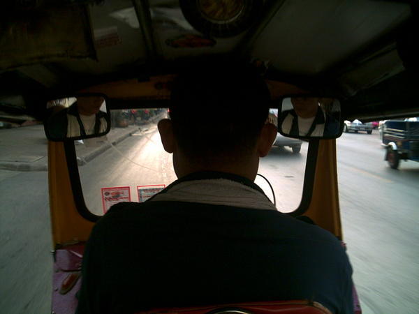 From the back seat of a Tuk-Tuk