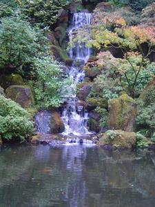 Japanese Gardens Waterfall