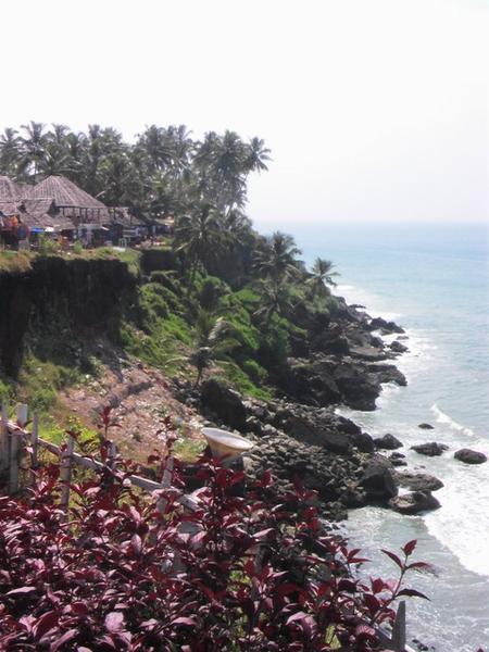 on top of Varkala cliff face 2