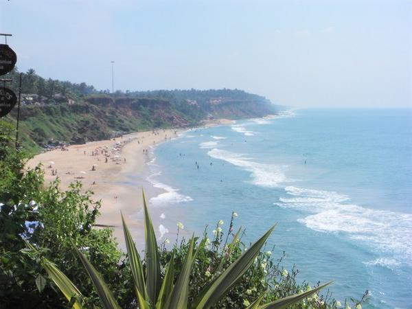 on top of Varkala cliff face 5