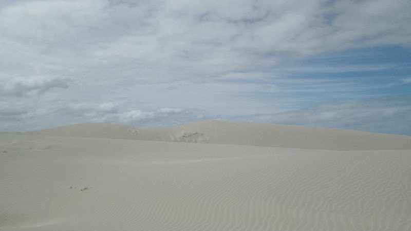 Les dunes de sable...