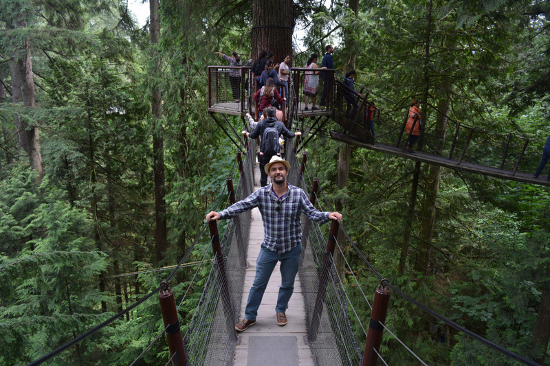 Me in the forest canopy