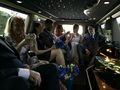 Hanging out on the stretch limo