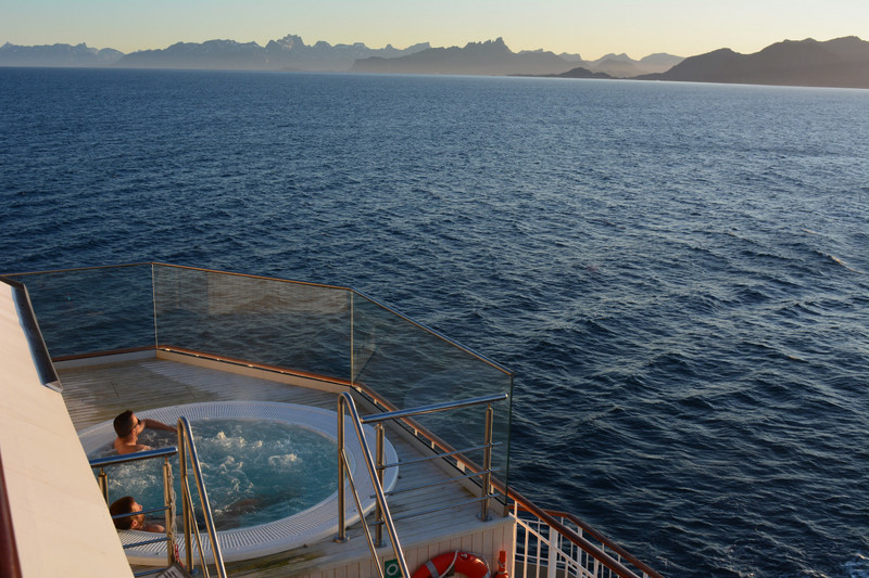 The boat's jacuzzi