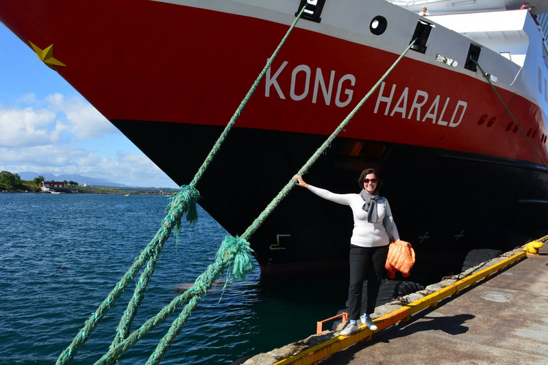 Kong Harald in harbour