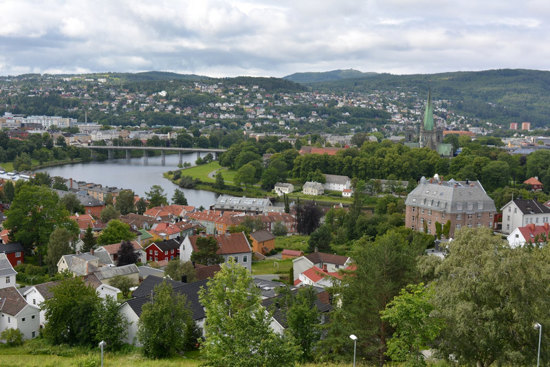 Trondheim from the fortress