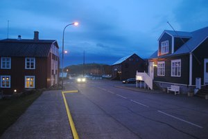 Stykkisholmur's main road