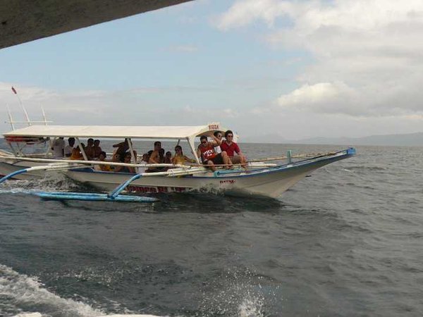 a full packed boat passing us by! :)