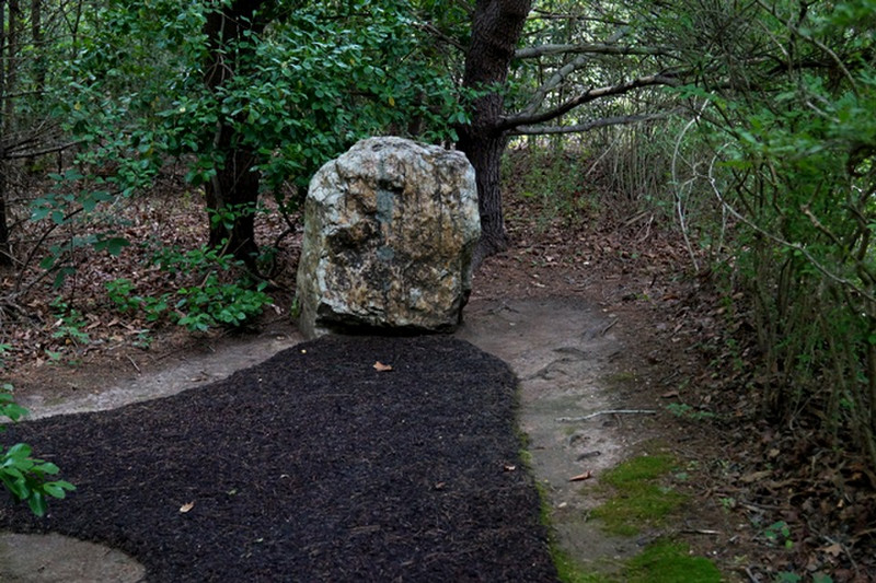 BOULDER MARKS THE SITE WHERE STONEWALL WAS WOUNDED IN THE ARM AND HAND BY THE 18TH NORTH CAROLINA
