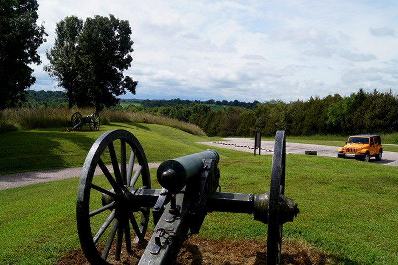 SAKALSKY'S BATTERY ON BLOODY HILL AT WILSON CREEK