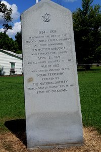FORT GIBSON MONUMENT