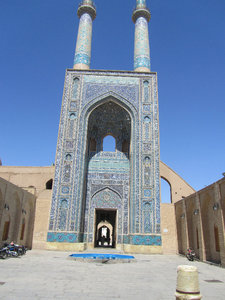 In der Freitagsmeschee von Yazd