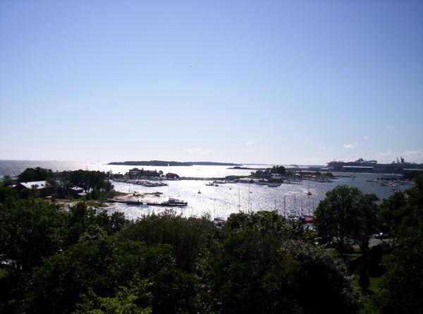 View from Kaivopuisto Park
