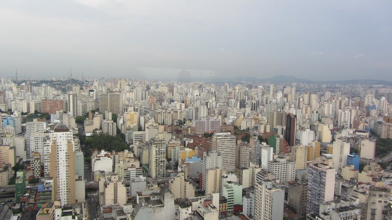 Uitzicht over Sao Paulo