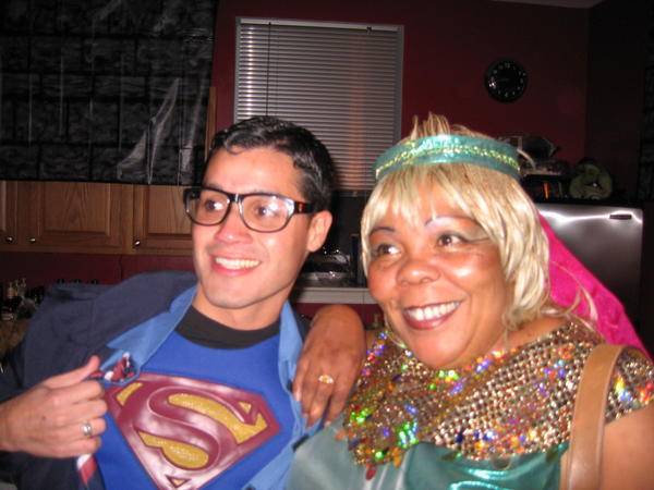 Superman with Andre's Mom