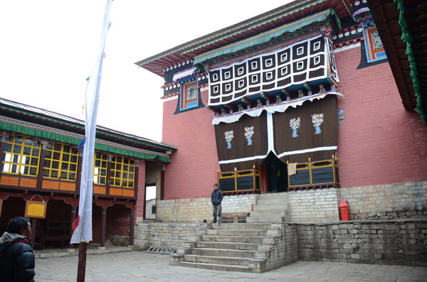 Courtyard at Tengboche Monastery