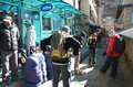 Packed to leave Namche