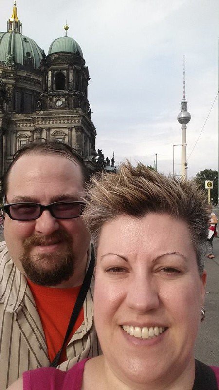 Selfie with Berliner Dom and Fernsehturm