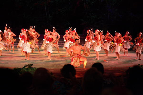 Maori Dancers at the Night Show