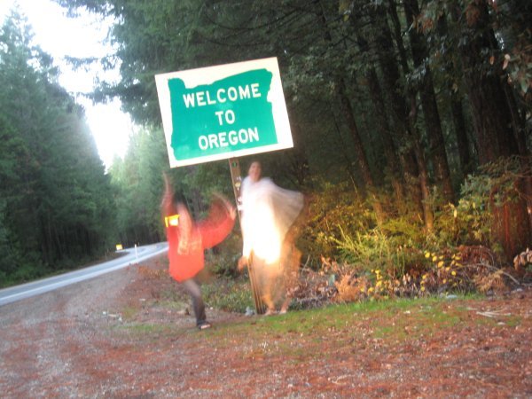 Time to enter Oregon