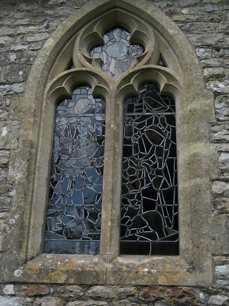 Pretty windows at Cotleigh Church