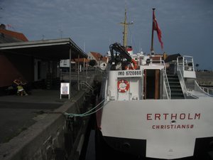 The boat to Christianso