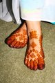 henna feet