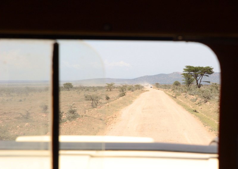 Road into Massai Mara
