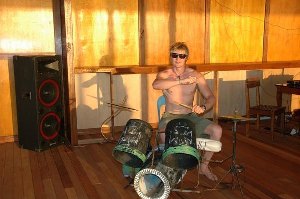 Home-made drum kit!