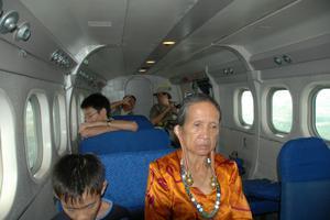 A Kelabit woman on the flight with us to Long Lellang