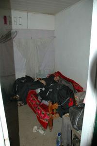 Our room after failing to make Dien Bien Phu because of bike trouble