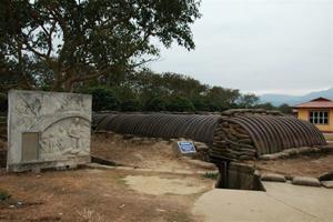 The bunker of the French commander at Dien Bien Phu